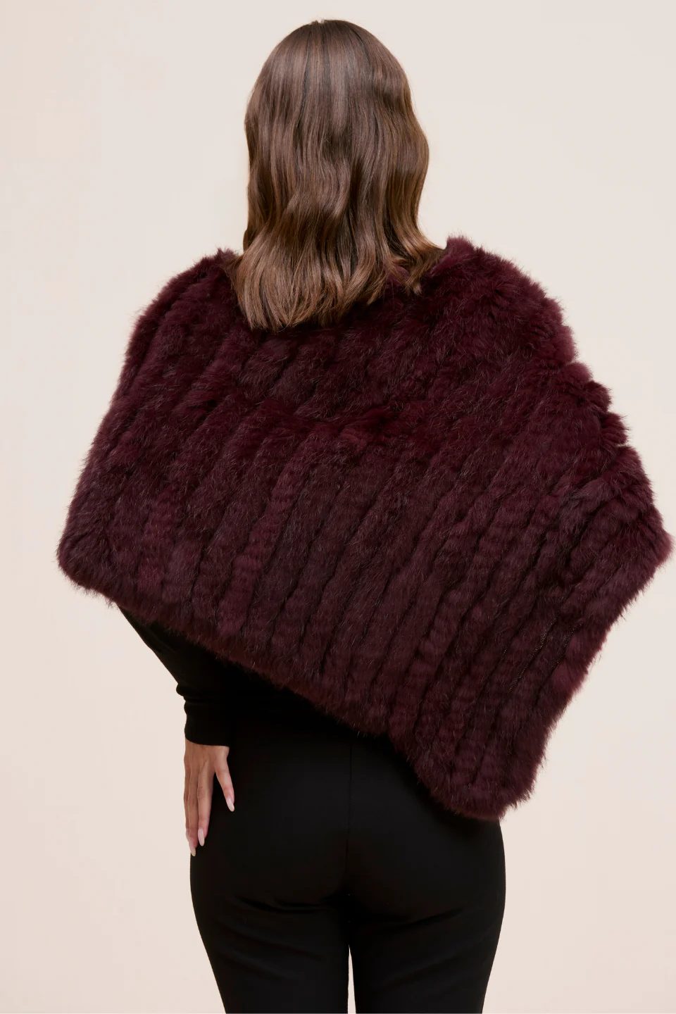 GEANA FUR PONCHO - Image 4