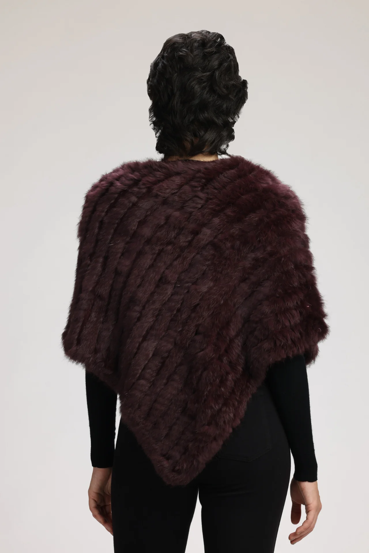 GEANA FUR PONCHO - Image 3