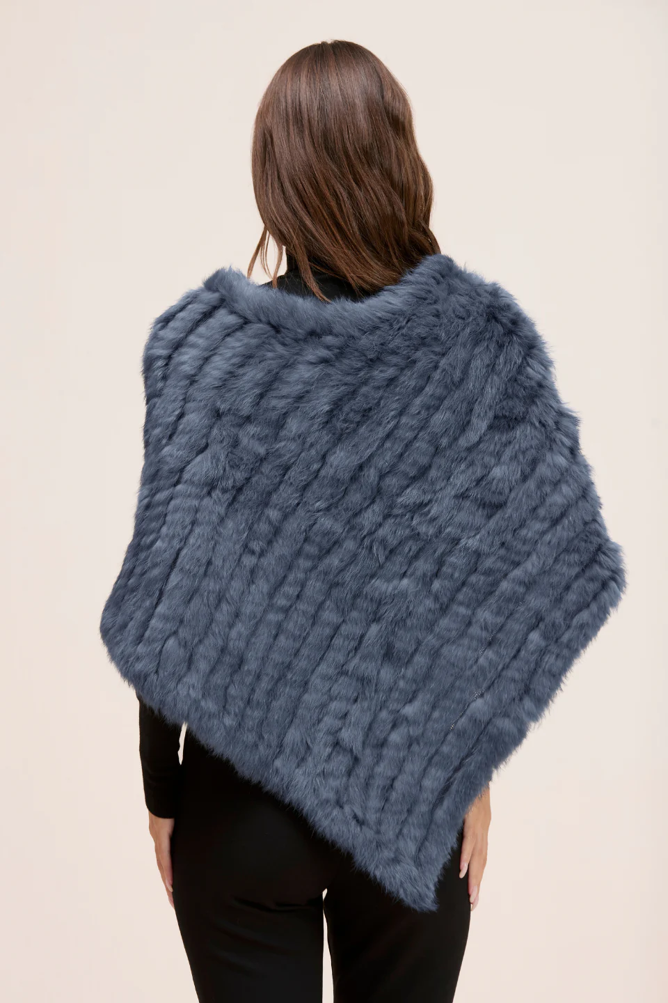 GEANA FUR PONCHO - Image 2