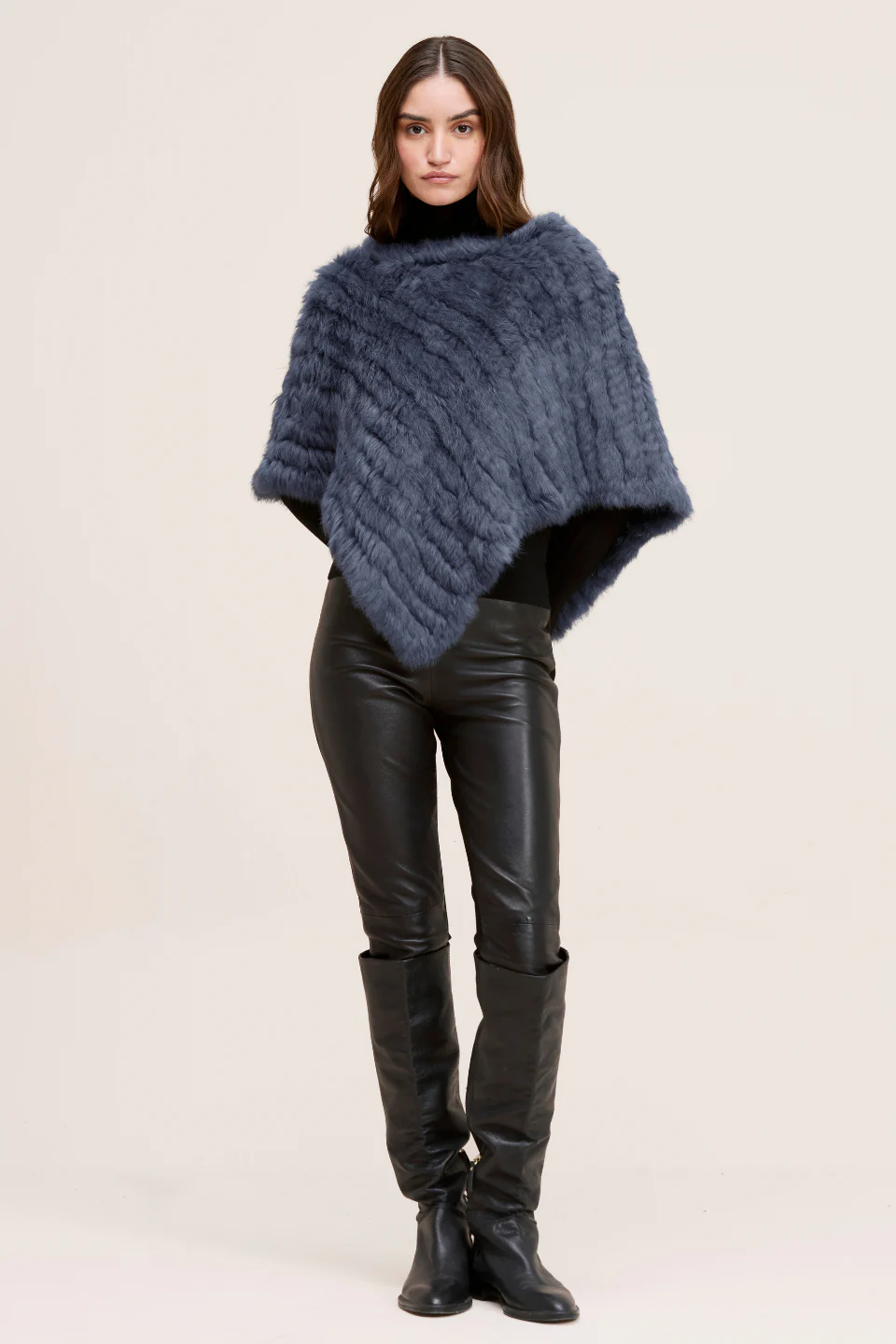 GEANA FUR PONCHO - Image 3