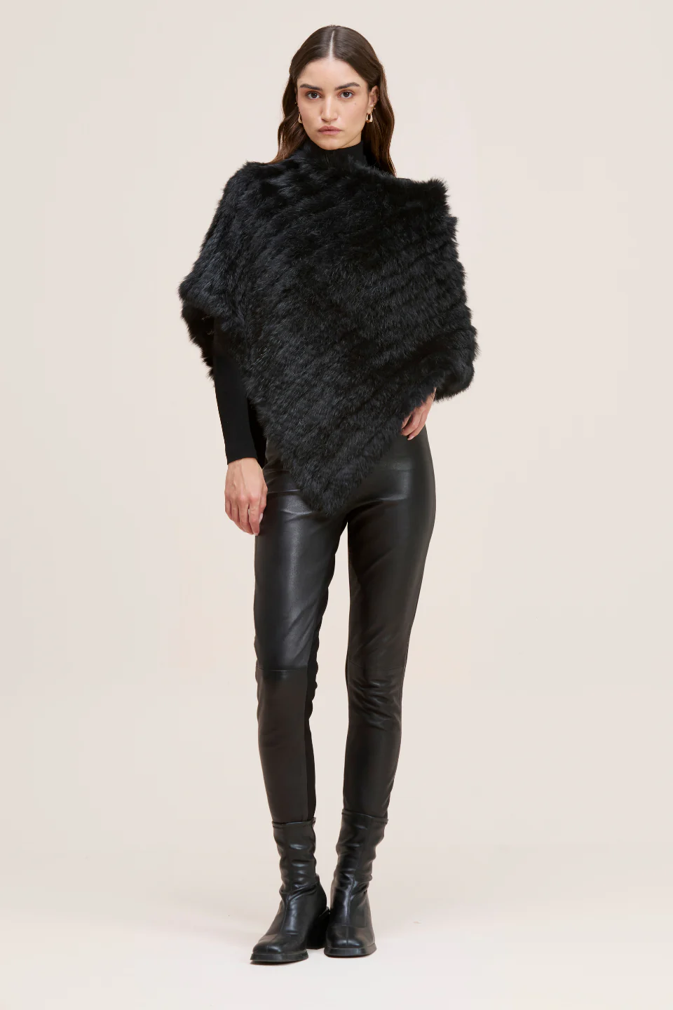 GEANA FUR PONCHO - Image 5