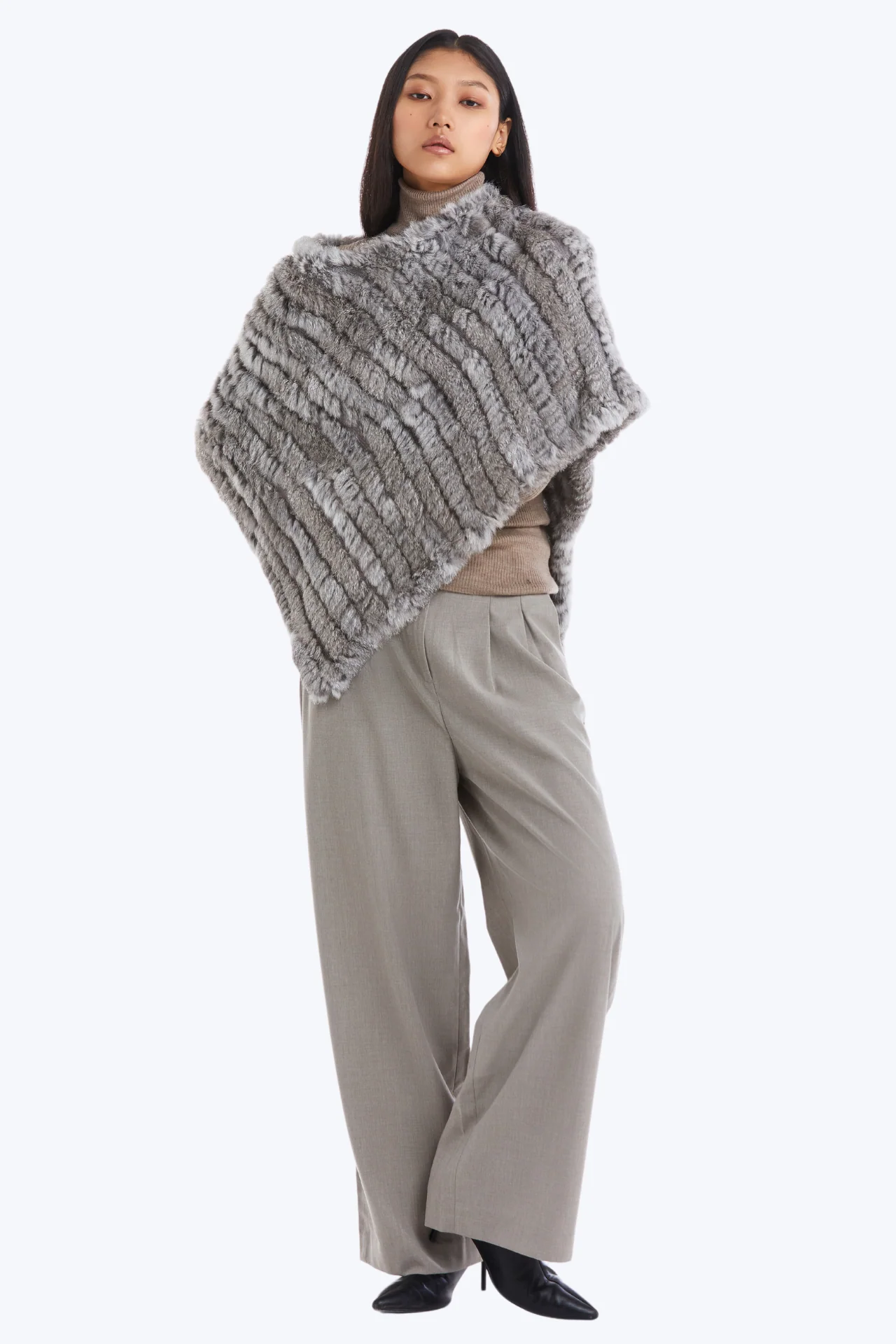 GEANA FUR PONCHO - Image 5