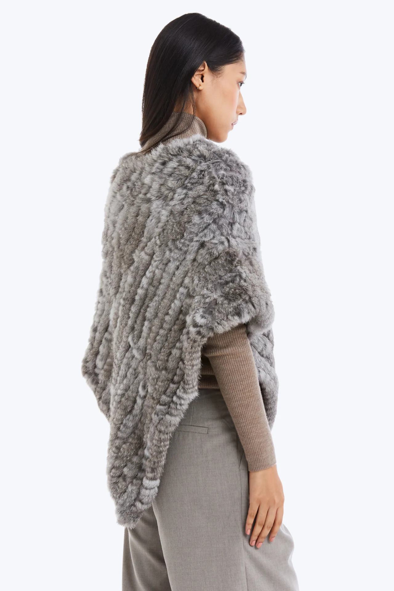 GEANA FUR PONCHO - Image 6