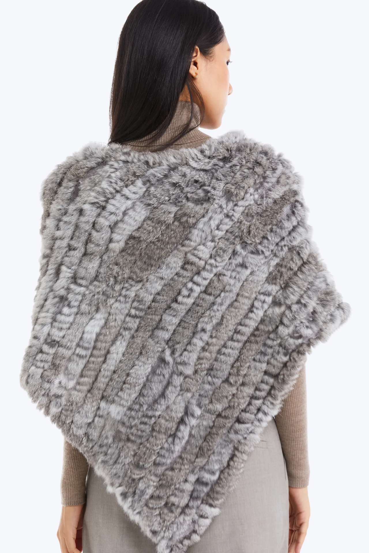 GEANA FUR PONCHO - Image 7