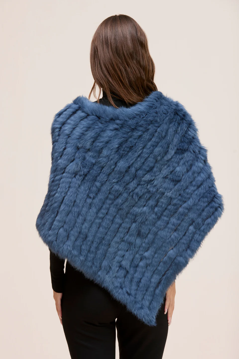 GEANA FUR PONCHO - Image 2