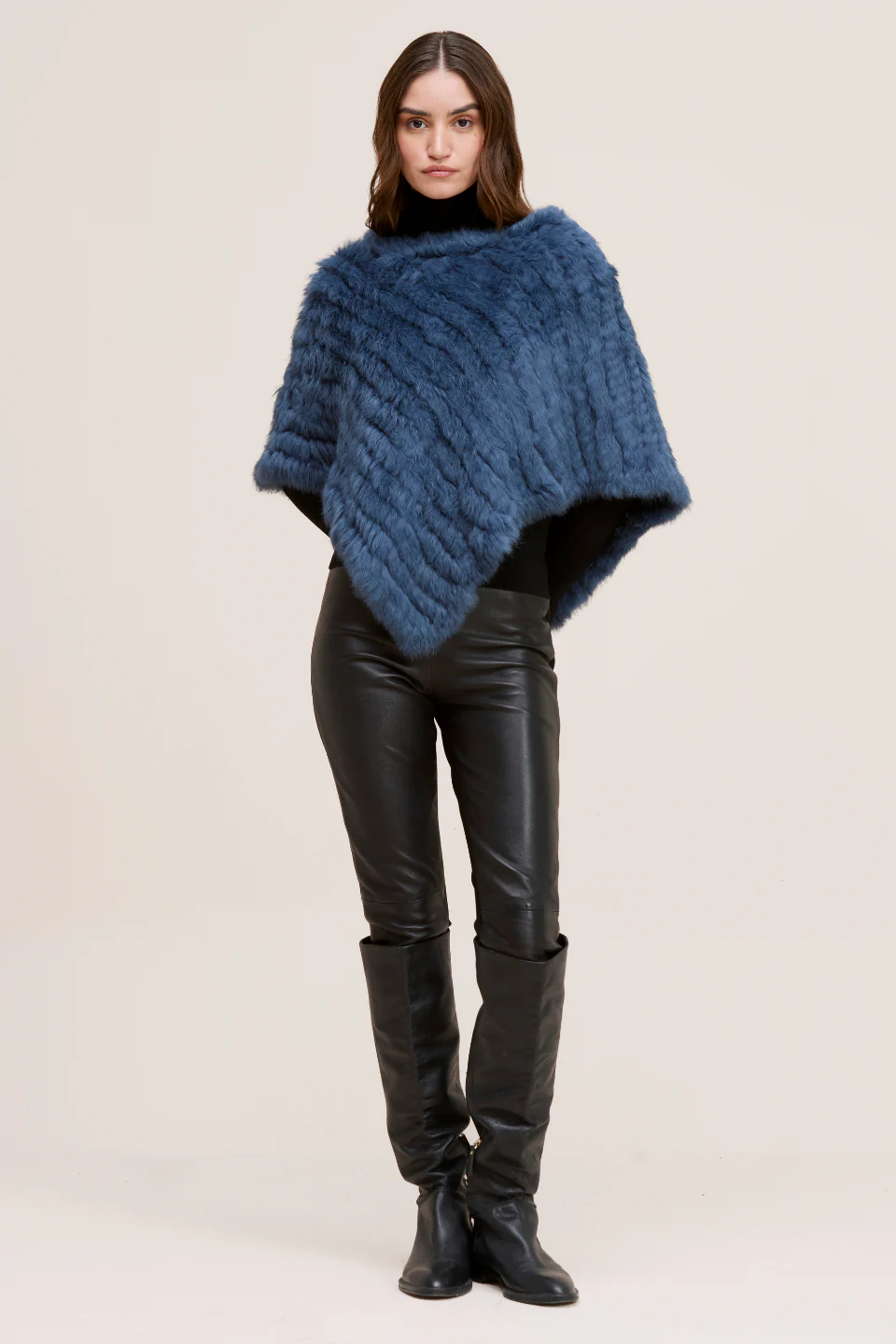 GEANA FUR PONCHO - Image 3